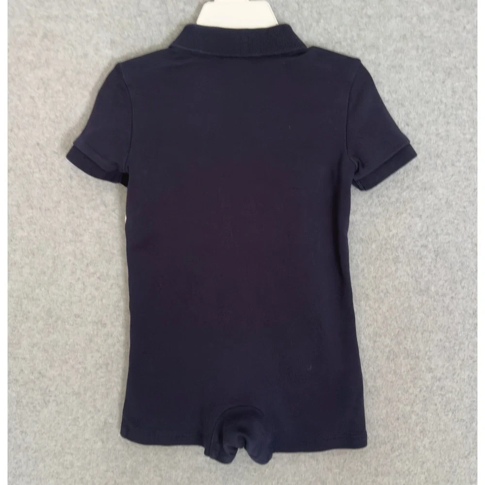 Ralph Lauren Polo Romper Kids 18M Multicolor Colorblock Short Sleeve Pony Logo